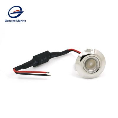 China Genuine Marine Boat Caravan RV Marine Round LED Courtesy Lights For Boats Boats Yachts for sale