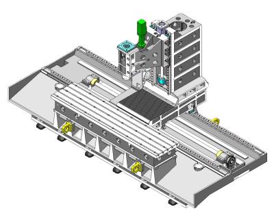 China Customized VMC 3277 Column Moving Vertical Machining Center for sale