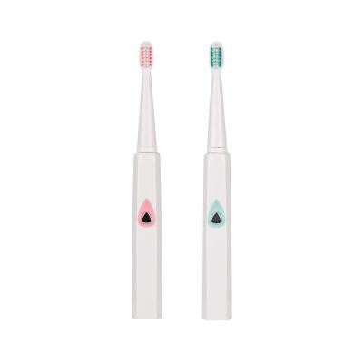 China Toothbrush IPX7 Battery Operated Wireless Electric Toothbrush Cheap Price Sonic Electric Green Soft Clean White Pink 005 for sale