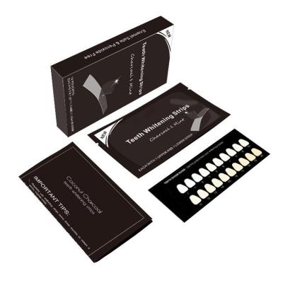 China Black Activated Charcoal Teeth Whitening Kit Teeth Whitening Strips 7 Pairs A White Box Your Teeth B for sale