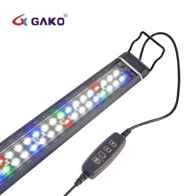 China Gako 24W 48pcs SMD5370 Beads Led Aquarium Lights , Timing Function Aquarium Led lighting for fish tank for sale