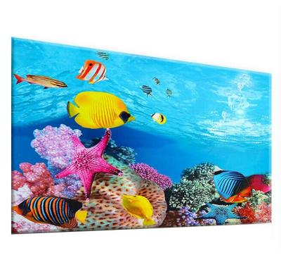 China GAKO W-80R Fish Tank Background Double Sided Aquarium Decor Backdrop Sticker(ONE ROLL) for sale