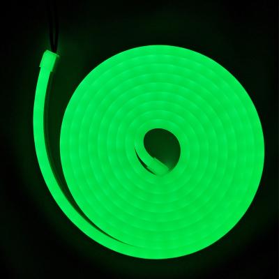 China Office Green Silicone Flexible Led Neon Strip Light for sale