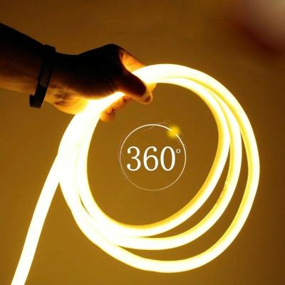 China 360 Degree Lighting Warm White 360 ​​Degree Lighting Neon Strip Light IP67 Waterproof Light Strip for sale