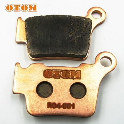 China OTOM Motorcycle Steel And Copper Copper Sintering Rear Brake Pads Brake Lining Brake Block FOR KTM HUSQVARNA for sale