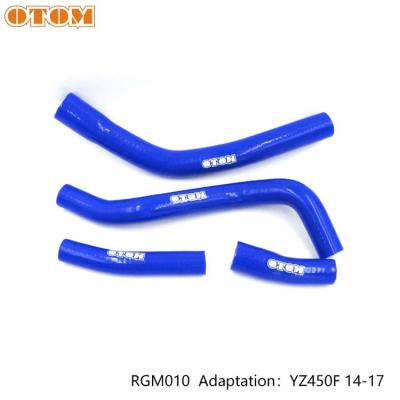 China OTOM Silica Gel Motorcycle Radiator Hoses Water Tank Water Pipe FOR YZ450F 14-17 for sale