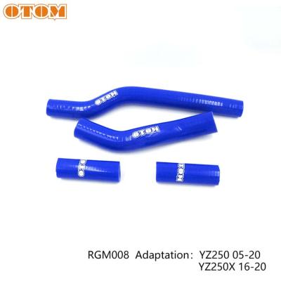 China OTOM Silica Gel Motorcycle Radiator Hoses Water Tank Water Pipe FOR YZ250 05-20 YZ250X 16-20 for sale