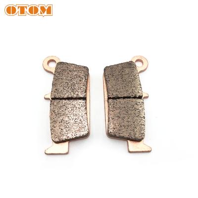 China OTOM Motorcycle Steel And Copper Copper Sintering Rear Brake Pads Brake Lining Brake Block FOR RM125/250 96-11 DR-Z400E/S 00-08 DR-Z400SM 05-09 for sale