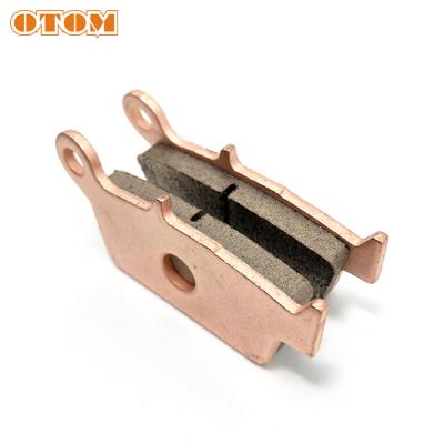 China OTOM Motorcycle Steel And Copper Copper Bonding Rear Brake Pads Brake Liner Brake Block FOR KX125/250/500 95-05 KLX250S/SF 09-12 KLX300 97-06 for sale