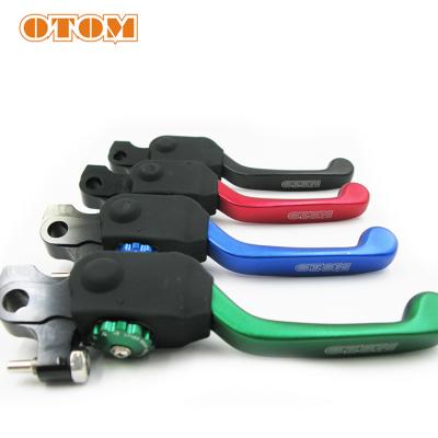 China OTOM Front Brake Lever Folding Aluminum Motorcycle FOR KAYO T4 T6 K6 for sale