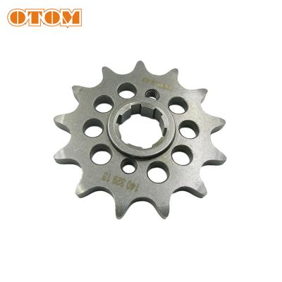 China OTOM Motorcycle Steel Lightweight Core Forging Engine Front Drive Sprocket FOR CB 125-250 for sale