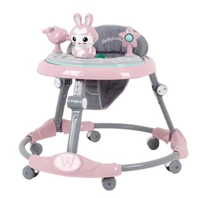 China Baby Toys Walkers Stroller automatic baby play walker great vision baby movable baby  ford walker toys with video and mat for sale