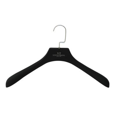 China Luxury high quality plastic thick coat hanger for blazers and coat for sale