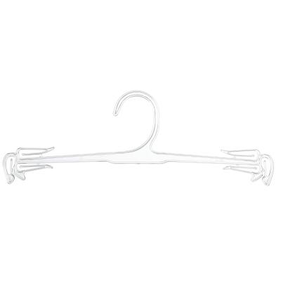 China Chunshui eco-friendly brand minimalist 10.5 inch lingerie underwear plastic pvc hanger eco-friendly pp/ps/hips for sale