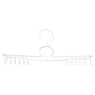 China Minimalist Chunshui Brand Custom Design Eco - Friendly Fabrics Plastic Material 27cm PS Lingerie Hanger With Logo for sale