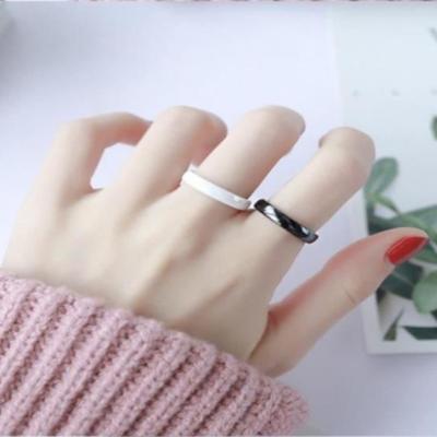 China New CLASSIC Ceramic Band Bague Femme Anel Masculino Ring Wedding Promise Anniversary for sale