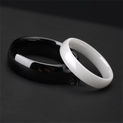 China New Fashion Anillo CLASSIC Ceramic Women Men Cool Finger Couple Ring for sale