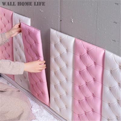 China 2022 3D Wall Sticker EUROPEAN XPE Self Adhesive On The Wall Covering Bedside Bag Thickness 10mm Thick Anti-collision Wall Panel Waterproof Child for sale