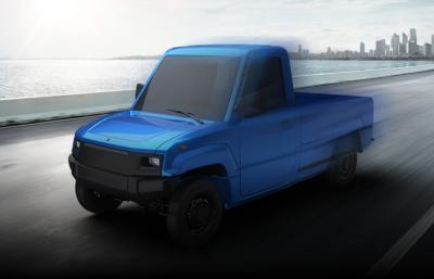 China Camión puro eléctrico de la gama de la batería de Mini Pickup Trucks Adult EV del coche de las camionetas pickup de poca velocidad de EV en venta