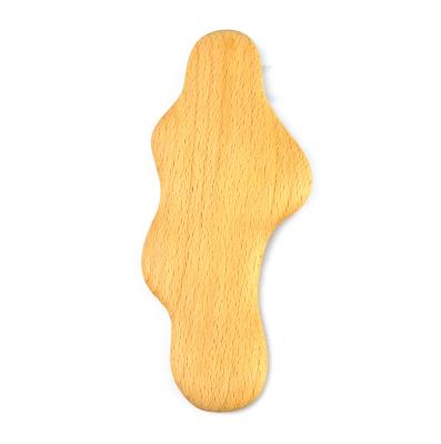 China 2024 Producto popular Facial Guasha Herramientas de masaje de madera Gua Sha Masaje facial Productos de masaje de madera marrón para masaje muscular en venta