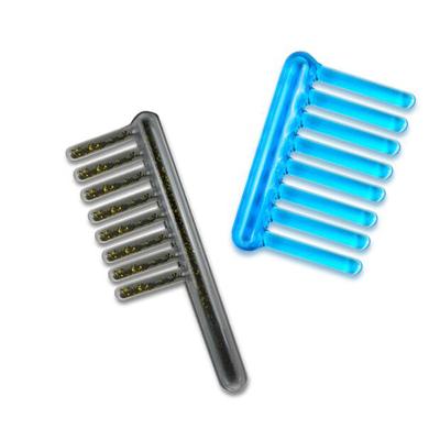 China 2024 Beliebter Gua Sha Lady Comb Schwarz/Blau Massage-Kamm für die Pflege von langen Haaren und Dual-Funktion Ice Muscle Beauty zu verkaufen