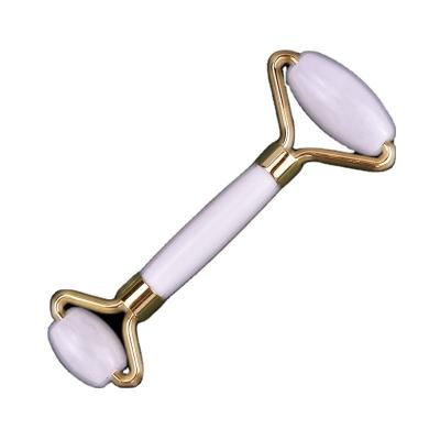 China Massage Tools Best Seller Natural White Jade Guasha Roller Massage Face Ball Gua Sha Roller Massager For Facial Massager for sale