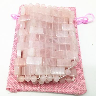 Cina OEM Accepted Pink Rose Quartz Eye Mask Natural Gemstone Jade Sleep Mask per Anti-Aging Caldo o Freddo nel 2024 in vendita