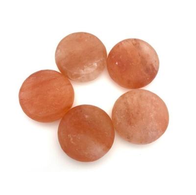 China 250g Natural Himalayan Rose Salt Soap for Beauty Salon SPA Essential Oil Handmade Scraping Massage Cold Hot Compress Stone for sale