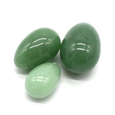 China Achieve Stronger Pelvic Floor with Carved Green Jade Yoni Eggs Kegel Exercise for sale