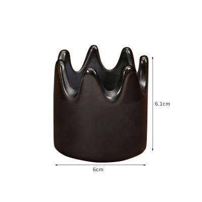 China 6*6*6.1cm Natural Black Bian Stone Gua Sha Scraping Massager Jade Stone Guasha Scalp Comb Head Massage Meridian Dredging Comb for sale