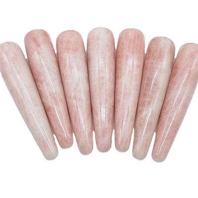 China Rose Quartz Dildo Massage Wand Sexual Massage Wand Women Yoni Wand for sale