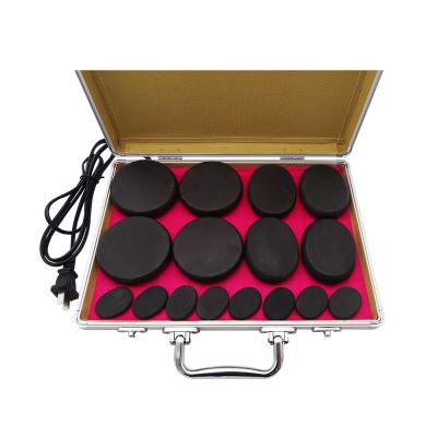 China Experience the Benefits of Hot Stone Massage with 36 Hot Massage Stones and Aluminum Heating Box at 220V 110v Voltage for sale