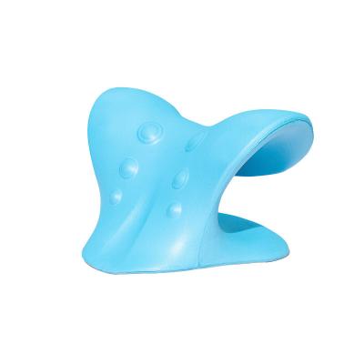 China Multipurpose Neck Massage Tool C-shaped Cervical Pillow with Gravity Finger Pressure and Shoulder Traction for sale