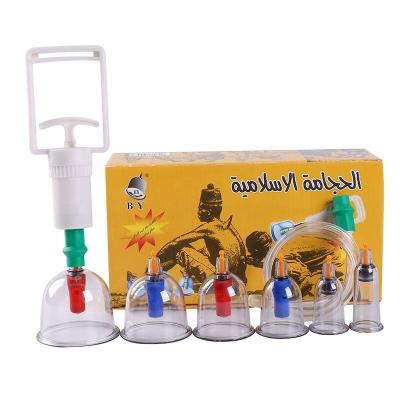 China Healthy Vacuum Cupping Jar Plastic Cupping Set for Anti Aging Function 24*13*8.2cm for sale