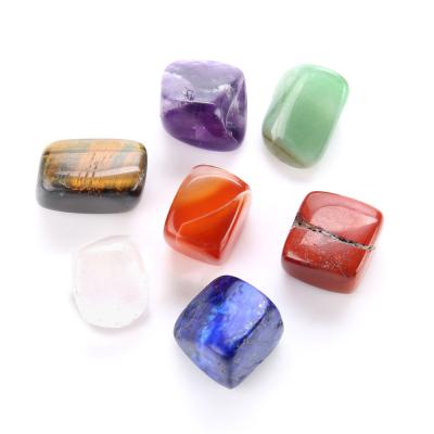 China 2023 Natural Crystal Healing Stone Engrave Chakra Sets with Religious Style India Regional Feature for sale