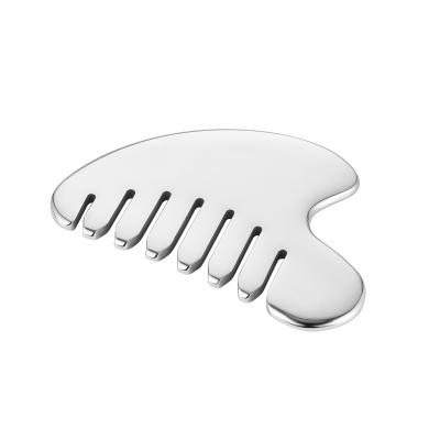 China Stainless Steel Gua Sha Stone Head Massager for Body Massage Tools and Hair Health Beauty Salon for sale