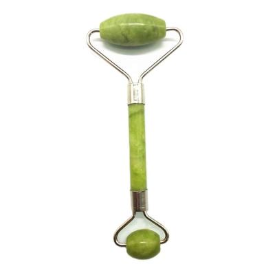 China 100% Natural Strong Jade Facial Roller for Hand-Held Face Massage and Relaxation Stone for sale