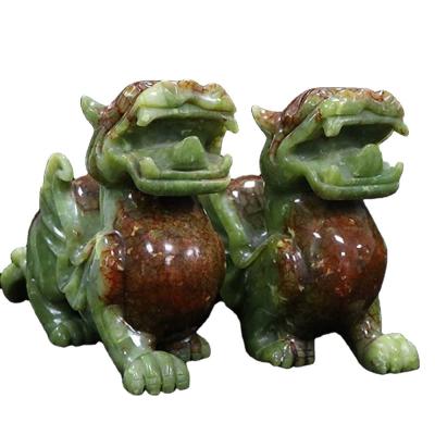 China OEM ODM Jade Pixiu The Chinese Lucky Sacred Animal Mascot in Carving Type Engraving for sale