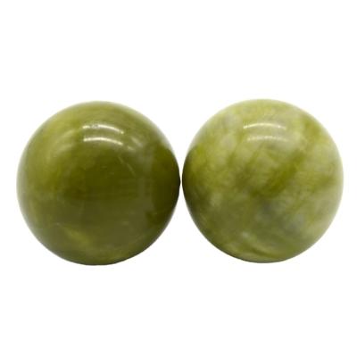 China abk-116 Handmassageballen Natuurlijke Jade Massage Stone Tools Handoefening Balltherapie Oefening Grip Te koop