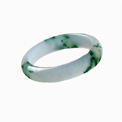 China OEM/ODM Acepptable Jewelry Decoration Natural Jade Ice Jade Bracelet Emerald Green Women Jade Crystal Stone Bracelet for sale