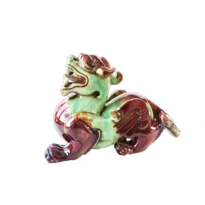 Chine Statue de Pixiu sculptée en jade naturel, parfaite pour décorer votre maison. à vendre