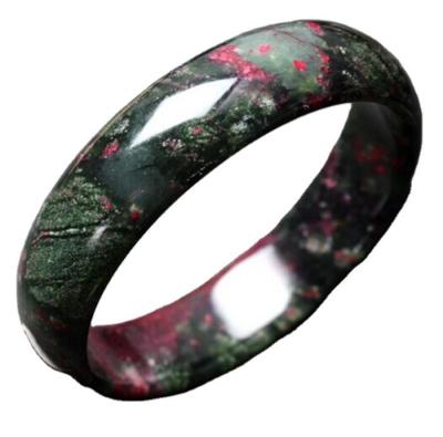 China Natuurlijke Xiuyan Jade Perzik Jade Armband Geslacht Vrouwen Draagbare voor vrouwen Te koop