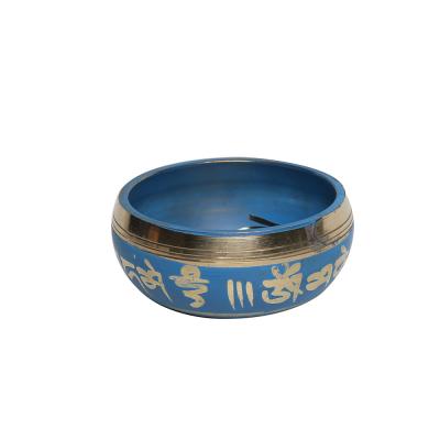 China Engraving Carving Type Chakra Nepal Tibetan Singing Bowl Hammered For Yoga/ Meditation for sale