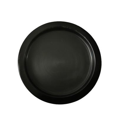 China CLASSIC Style Handwork Customized Natural Black Round Marble Cup Coasters For Hotel Home Decoration for sale