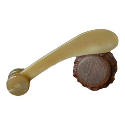 China Yak Horn Gua Sha Board Bull Horn Body Massager Skin Care Roller for Full-body Massage Area for sale