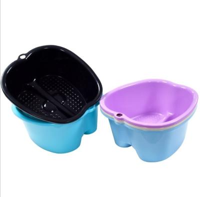 China Baño de pies Masaje Pedicura Cuenca Ecológico Masajeador de pies de plástico engrosado Baño de baño Spa Masaje con tazón en venta