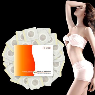 China 30pcs Chinese Natural Herbal Medicine Magnet Slimming Patch Fat Burning Weight Loss Stickers Health Care Body Massager for sale