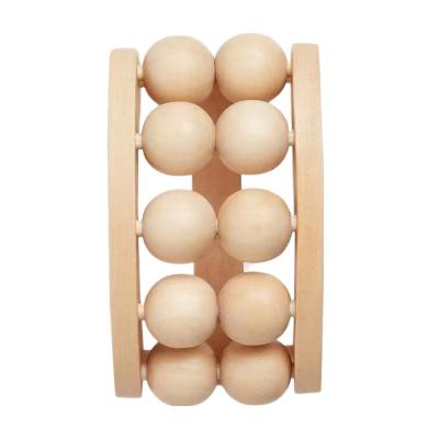 China 2024 Wooden Gua Sha Meridian Ball Massager Body Muscles Massage Roller for Whole Body Relaxation and Spa Selfcare for sale