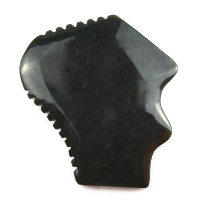 China Polished Technical Nephrite Jade Guasha Tools Gua Sha Board for Improving Blood Circulation Shape for sale