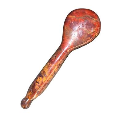 China Red Mookaite Jade Gua Sha Stick for Hand-Held Facial Massage and Reflexology Stone Massage for sale